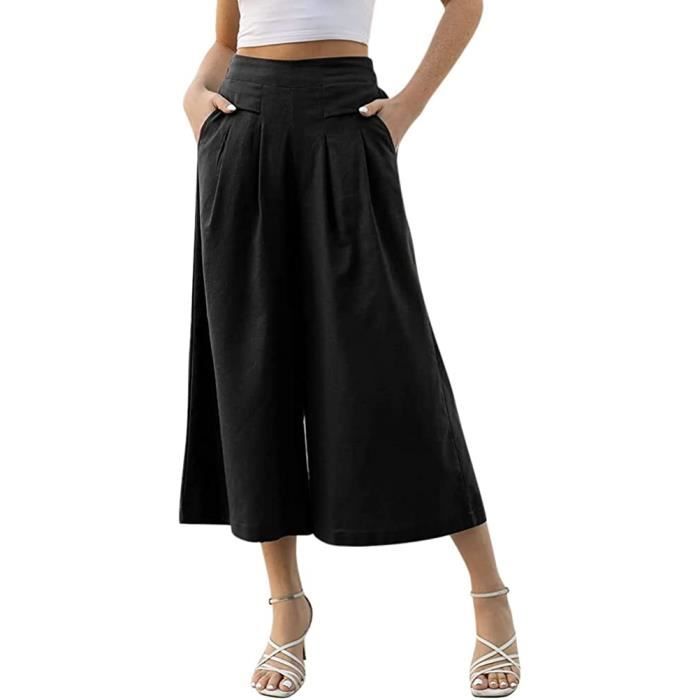 Pantacourt ample femme cheap