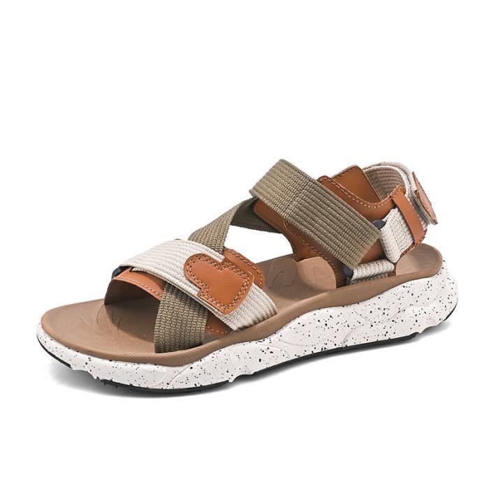 sandales-homme-bout-ouvert-insfity-brun-respirantes-et