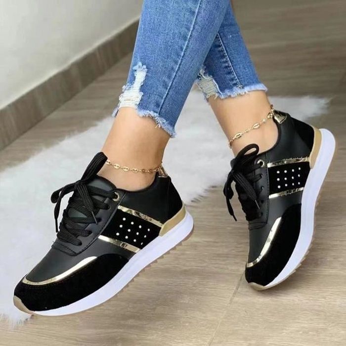 Chaussures plateau femme sales
