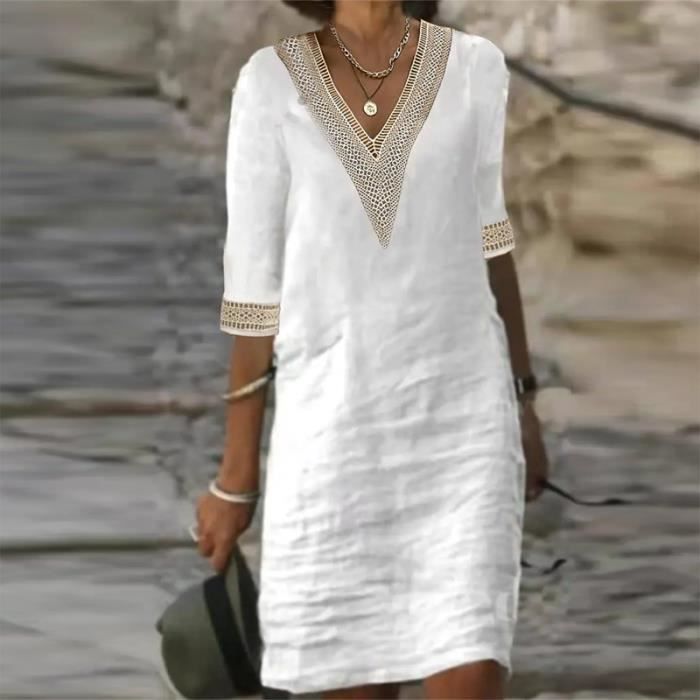 Robes en new arrivals coton pour femmes