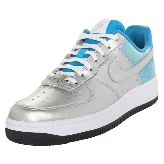 Nike Femmes Sneakers WMNS Air Force 1 07 PRM QS Argent Bleu clair
