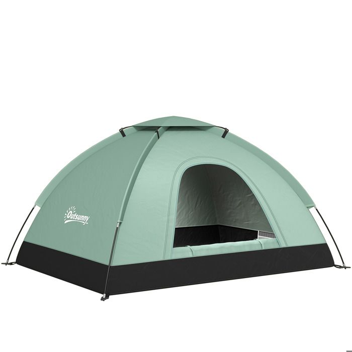 Outsunny - Tente de camping - Polyester - 206x185x120cm - Vert