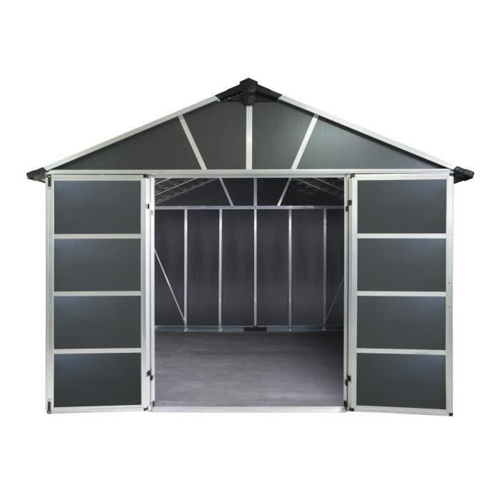 Palram Abri De Jardin Yukon 11 7 M Avec Base Aluminium Et