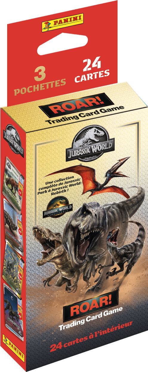 Cartes à collectionner Panini Jurassic World 4 Blister 3 pochettes - vue 5