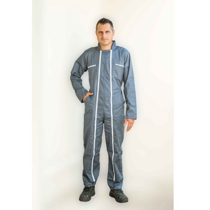 Combinaison de travail grise 245g/m2 Taille S (40/42)