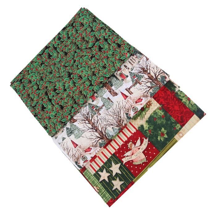 Lot De 8 Tissus à Coudre En Coton Premium - 46 X 56 Cm - Fat Quarters Pour Quilting Et Couture