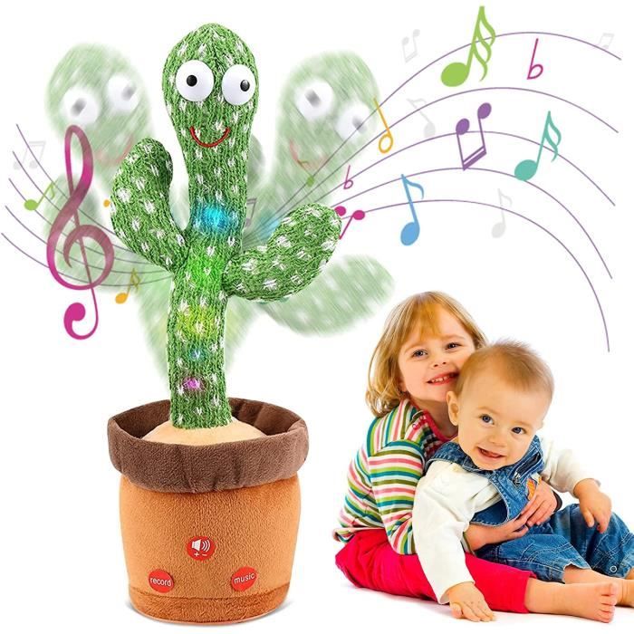 Cactus Qui Danse et Répète Cactus Qui Parle Cactus Qui Repete Ce Qu on Dit Jouet Cactus Qui Repete Cactus Peluche Dansant