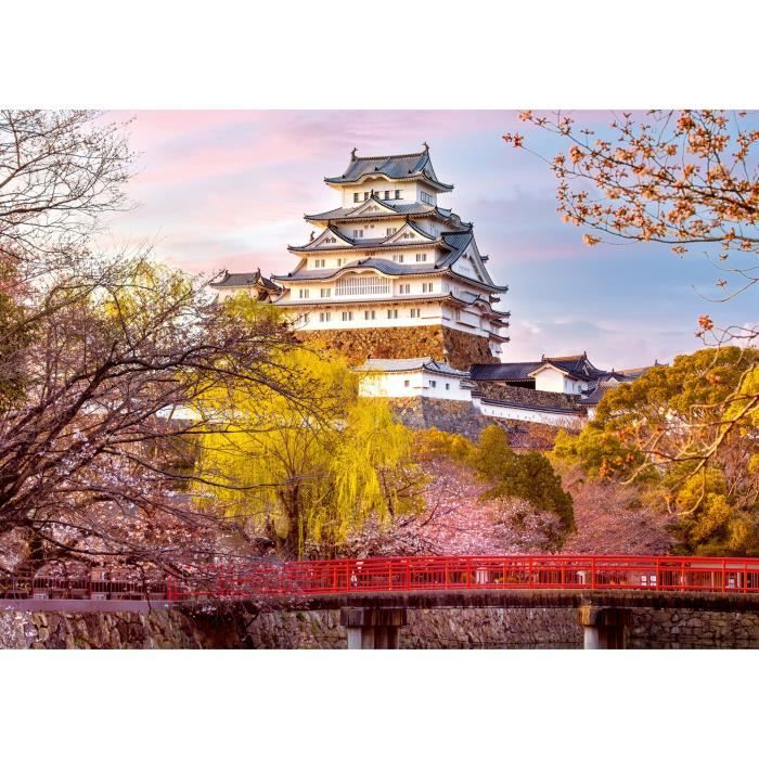 Puzzle 1000 pièces : Château de Himeji Japon Ravensburger France