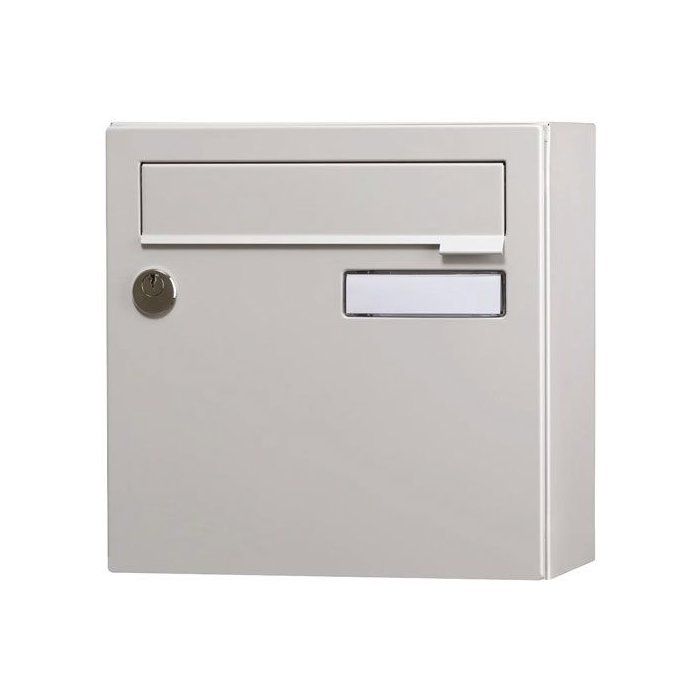 Boîte aux lettres - RENZ - Interval - 1 porte - Acier - Gris