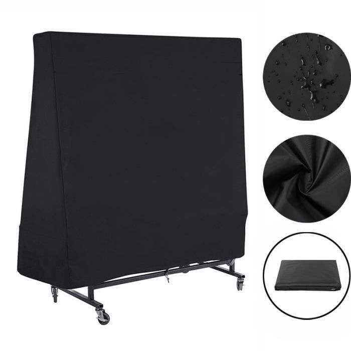 Xiliy Housse De Protection Pour Table De Ping-pong – Imperméable, Anti-UV, Taille 165x70x185 Cm, Avec Sac De Rangement