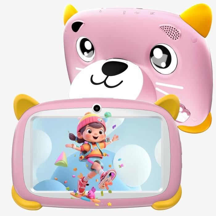 DOOGEE U7 Tablette pour enfants 7 pouces, tablette Android avec 4 Go (2 + 2) RAM