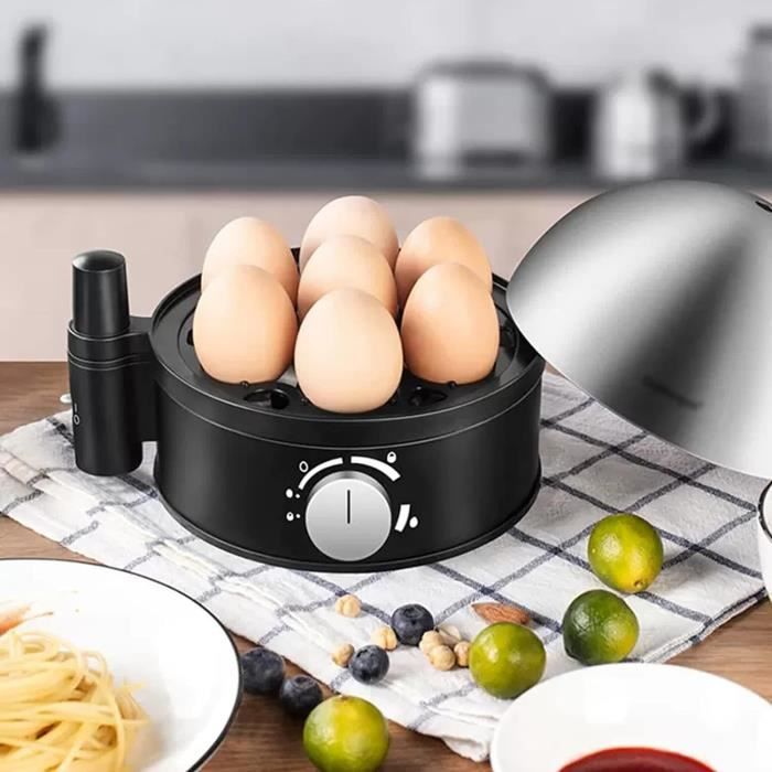 Cuiseur à œufs Intelligent Automatique - 6 Modes (durs, Mous, à La Coque) - Capacité 4 œufs - Cuisson Vapeur Rapide Et Facile