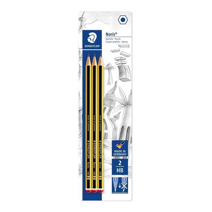 Noris® 120 - Blister 3 crayons graphite HB