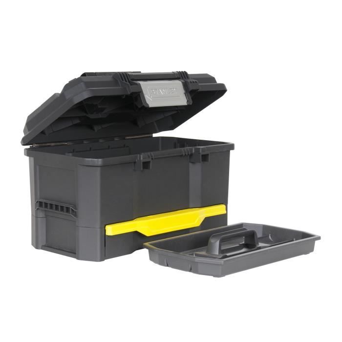 Boîte à outils Touch Latch en plastique STANLEY - 1-70-316 - 48 cm