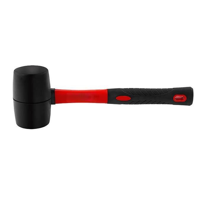 Maillet en caoutchouc SURENHAP - 8 Oz - Poignée antidérapante en fibre - Idéal pour le bricolage Maillet en caoutchouc SURENHAP - 8 Oz - Poignée antidérapante en fibre - Idéal pour le bricolage