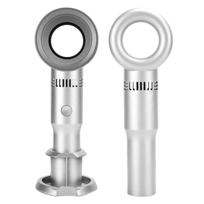 Ventilateur à main - SURENHAP - Mini Ventilateur Rechargeable USB - 3 Vitesses - Portable - Argent - Surenhap