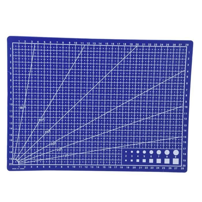 Tapis De Découpe Antidérapant - Quadrillage - Taille A1, A2, A3, A4, A5 - Pour Papier, Carton, Scrapbooking