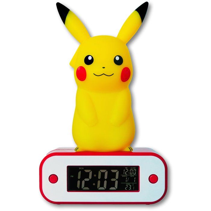 Réveil lampe Teknofun Pikachu Jaune et