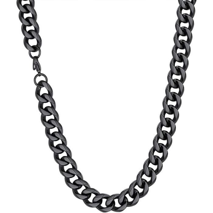 Collier Chaîne Dorée Maille Gourmette 60cm - Neuf Avec Emballage - Unisexe