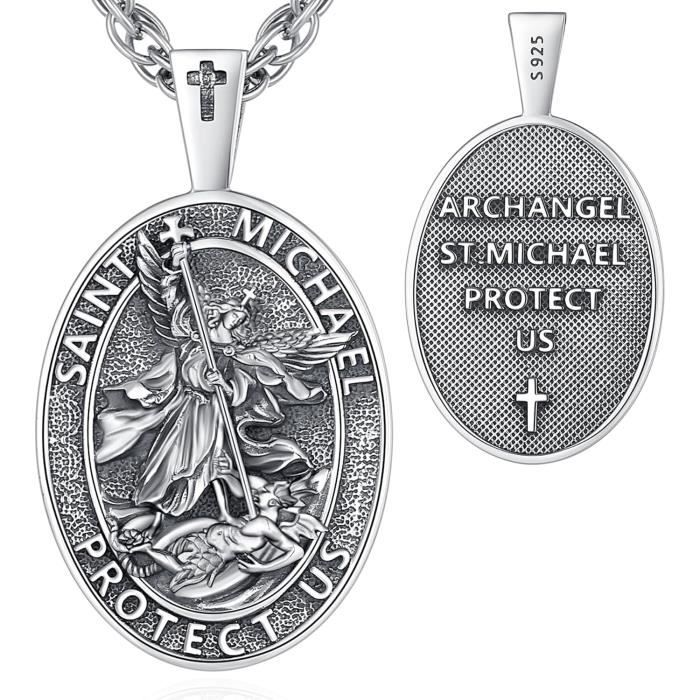 FaithHeart Collier Archange Michael Homme Pendentif St Michel