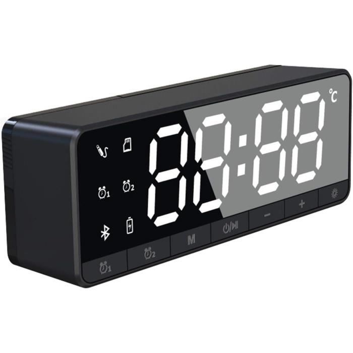 Radio Réveil Téléphone COUGAR TX-2000 – Vintage Années 2000 – LED Blanc – à Restaurer