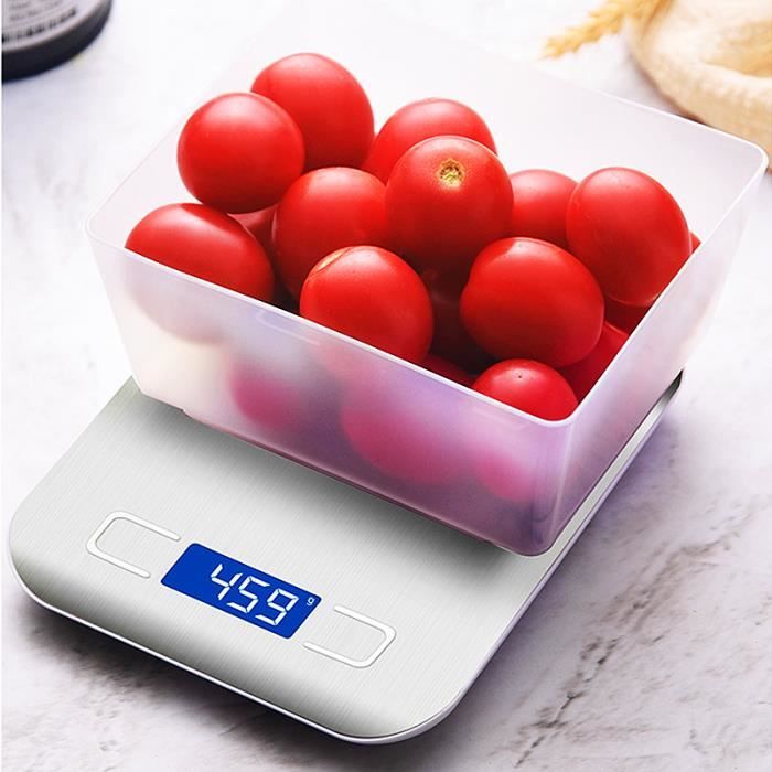 Balance De Cuisine AIRMSEN – Électronique LCD – 1g – Acier Inoxydable – Neuve