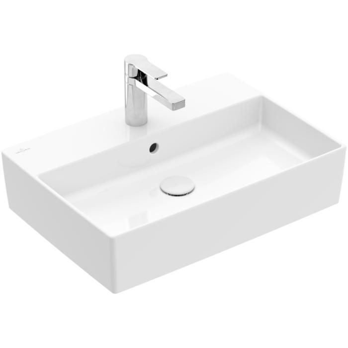 Vasque à poser VILLEROY ET BOCH Memento 2.0 ceramic plus avec trop plein 60 x 42 cm
