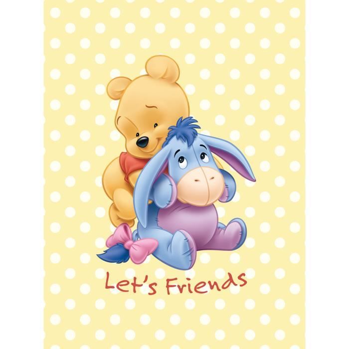 Literie Enfants Ameublement Et Decoration Winnie Lourson Couverture Douillette Plaid Bebe 75x100 Cm Bebe Garcon Ou Fille Voxloud Com