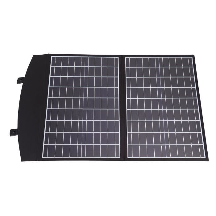 Batterie Solaire USB 8000mAh Avec Panneaux Pliants - Powerbank Solaire Pour Camping Et Randonnée