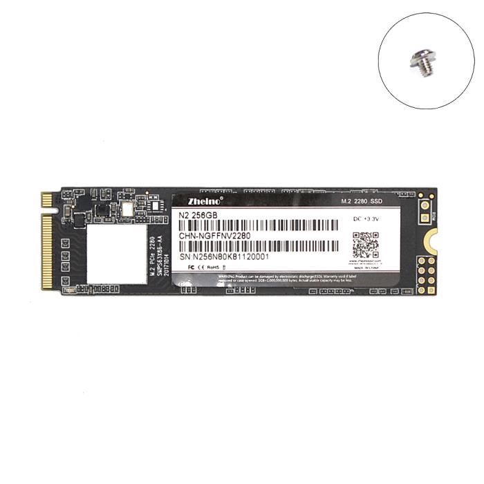 Interne Disque Dur Ssd 256 Go M 2 2280 Pcie Nvme 3d Tlc Nand Flash