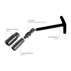 Douille Ouverte Pour Injecteur Diesel 27 Mm - Laser Tools 26212 - Neuve