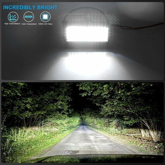 Phare de Proue 2 Pièce LED Haut Puissance Rumpflicht Projecteur