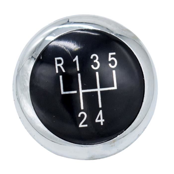 Pommeau Levier De Vitesse Pour VW Passat B6/B7/CC – Noir/argent, Remplacement Facile