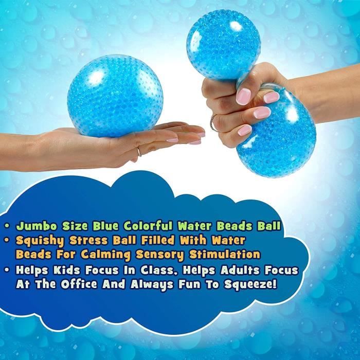 4 Pack Balles Anti-Stress, Squishy Ball Remplies de Perles D'eau Balle de  Soulagement, Multicolores Boule Antistress - Cdiscount Jeux - Jouets