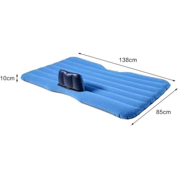 Matelas Pneumatique Voiture SUV - Coussin Gonflable Siège Arrière Étanché - Matelas Voyage Voiture 125x300 Cm Pour Camping Et Longs Trajets