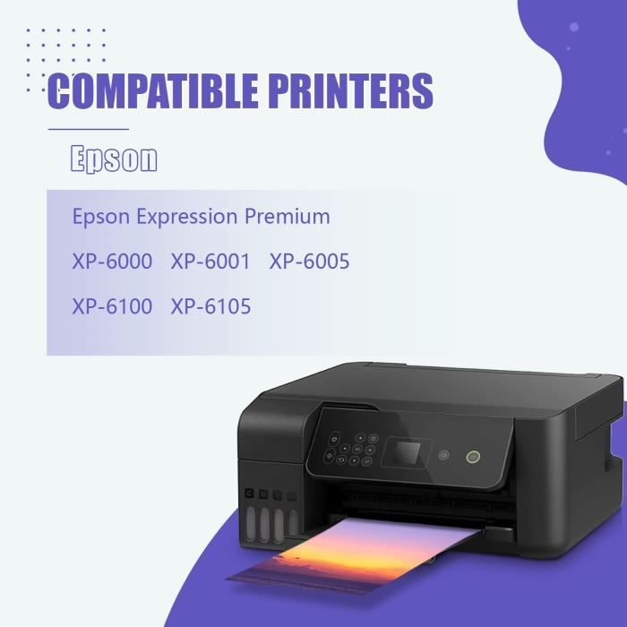 Cartouches encre pour imprimante epson xp 6105 - Cdiscount