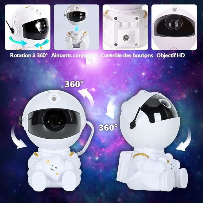 Projecteur LED astronaute ciel étoilé Spaceman Galaxy Star, veilleuse,  projecteur planétarium avec minuterie, télécommande, lampe de plafond pour  chambre à coucher, cadeau pour enfants et adultes : : Bricolage