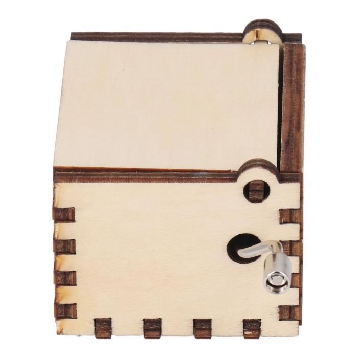 Bricolage manivelle boîte à musique modèle 3D en bois Puzzle jouet auto-assemblage bois artisanat Kit P31B | Rakuten