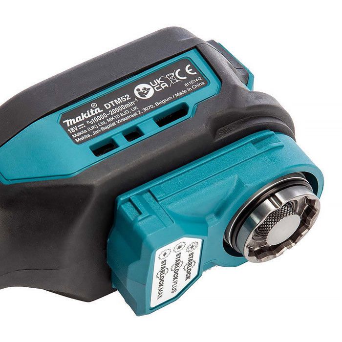 Makita DTM52G1 Découpeur-ponceur Multifonction Sans Fil 18V Starlock Max Brushless 1x Batterie 6 0 Ah Sans Chargeur 89730494
