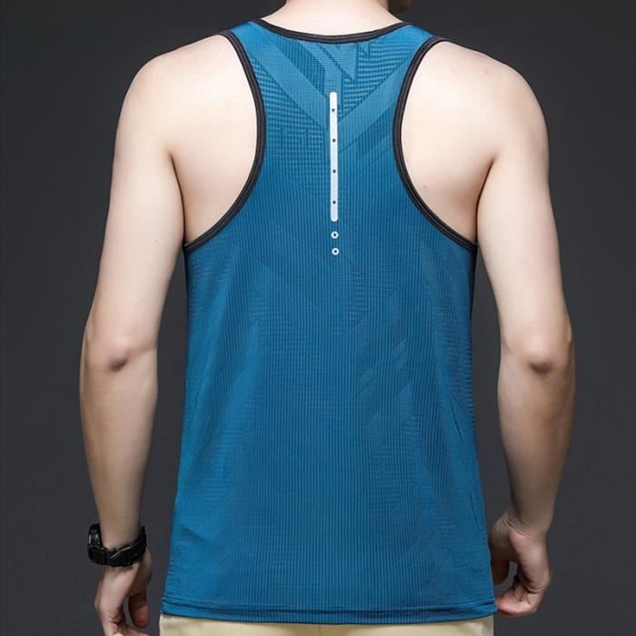 Débardeur De Sport Pour Homme - Col Rond - Respirant - Léger