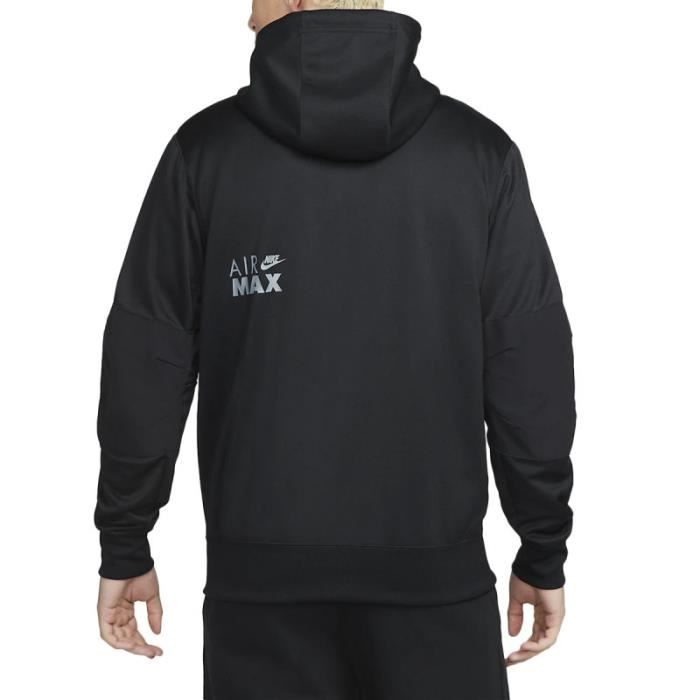 Jogging Homme Nike Swoosh Noir et Blanc - Respirant - Manches longues -  Multisport Noir - Cdiscount Prêt-à-Porter