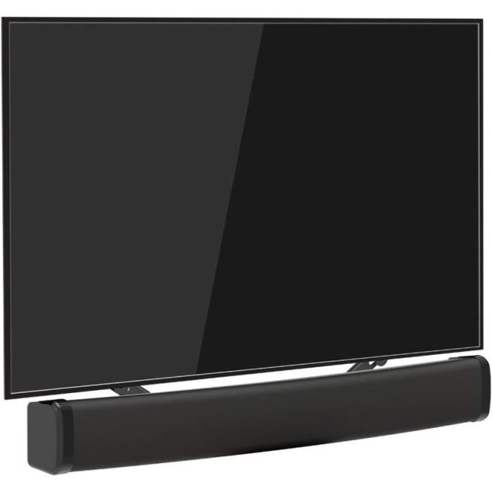 Maclean Support Pour Barre De Son Réglable MC-465 – Profondeur 86-155mm, Charge 15kg, Fixation TV Ou Murale