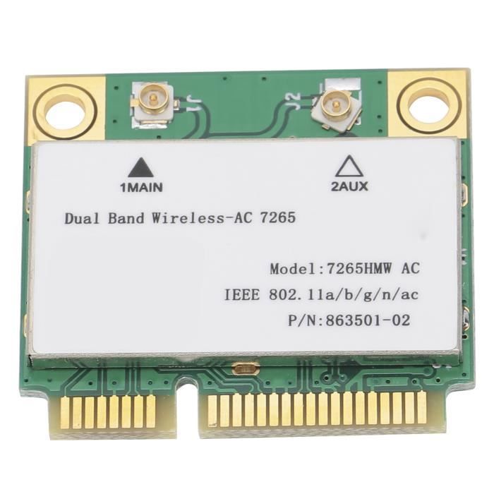 Carte WiFi Mini PCI-Express Pour Ordinateur Portable - Universelle - Occasion Fonctionnelle