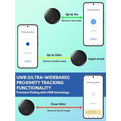 Traceur GPS Bluetooth - MIOLOE - Compatible Avec IOS Find My - Compact - Durable - 2PCS - Auto