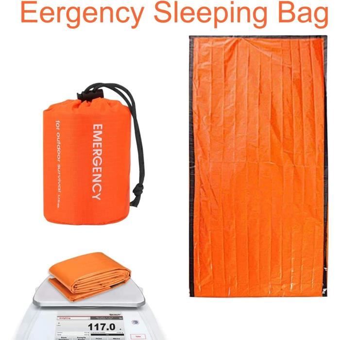 Sac De Couchage De Survie D'Urgence Étanche Portable