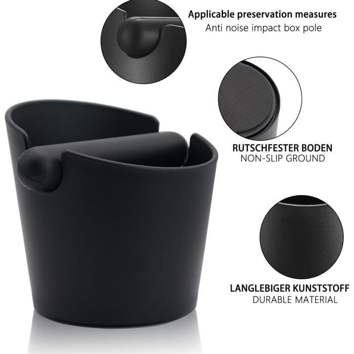 Boîte à Marc De Café Avec Barre De Frappe - Accessoire Machine à Expresso Pour Barista