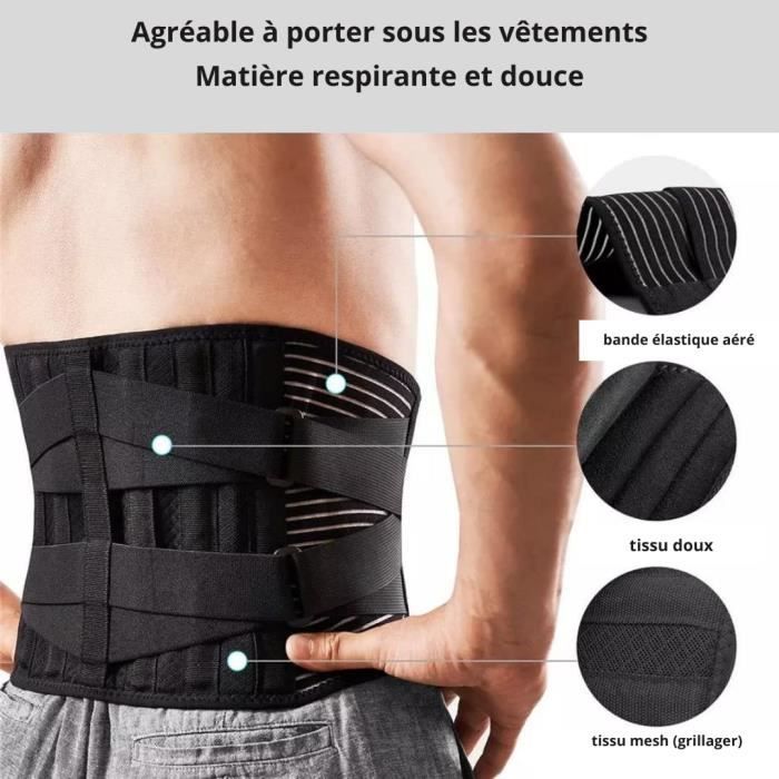 Ceinture De Force Pour Fitness Ceinture Lombaire Homme Tone Up