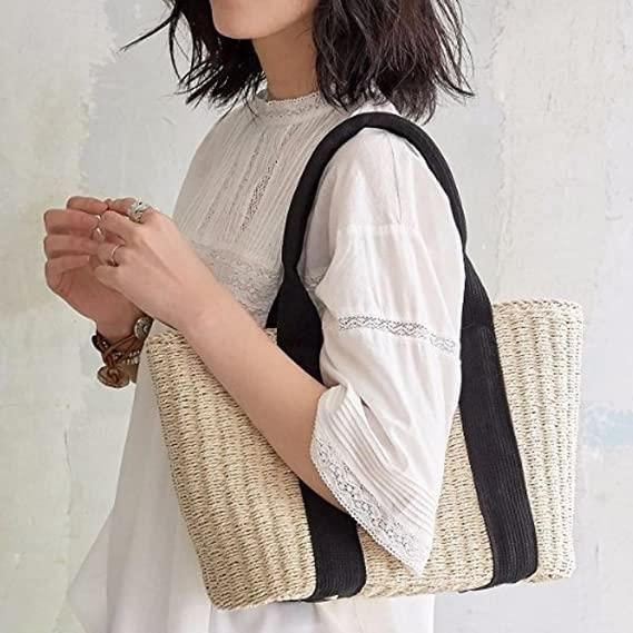 Sac à Main Paille Sac à Main En Paille De Grande Capacité Pour