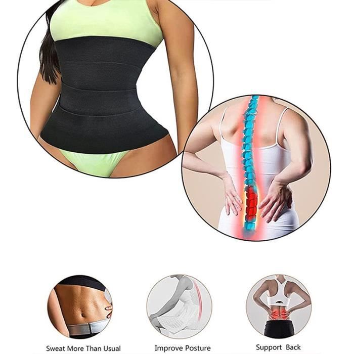 Snatch Me Up Bandage Wrap Entraîneur De Taille Invisible Wrap, Bandage  Wrap De Mise en Forme Instantanée du Corps Bretelles Dorsal