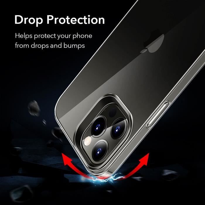 Pour Apple iPhone 12 Coque Silicone Transparente + 2 × Verre trempé  Protection écran + Verre Trempé Caméra Arrière Protecteur - Cdiscount  Téléphonie